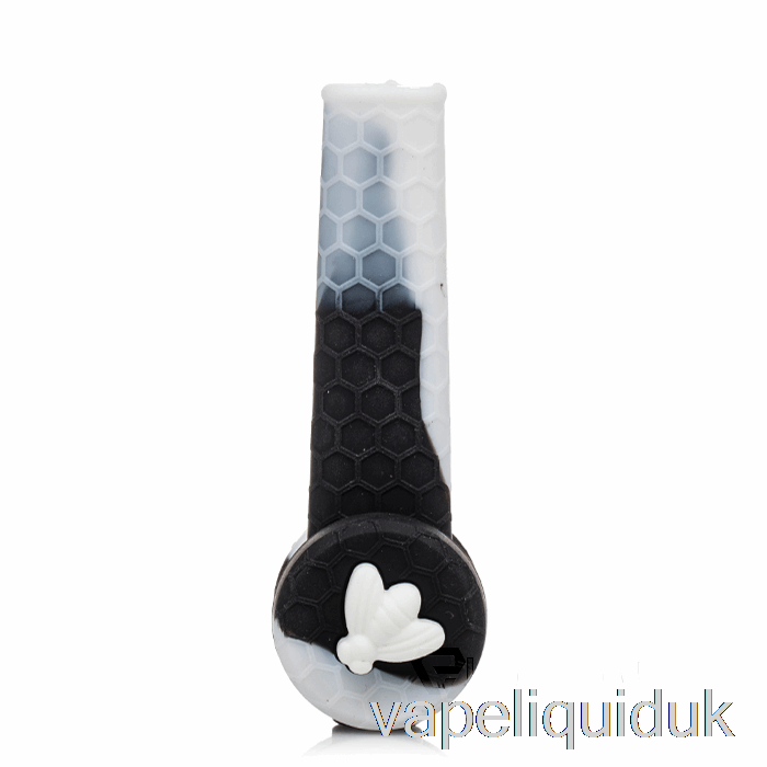 Stratus Trio Silicone Pipe Black White Vape Liquid